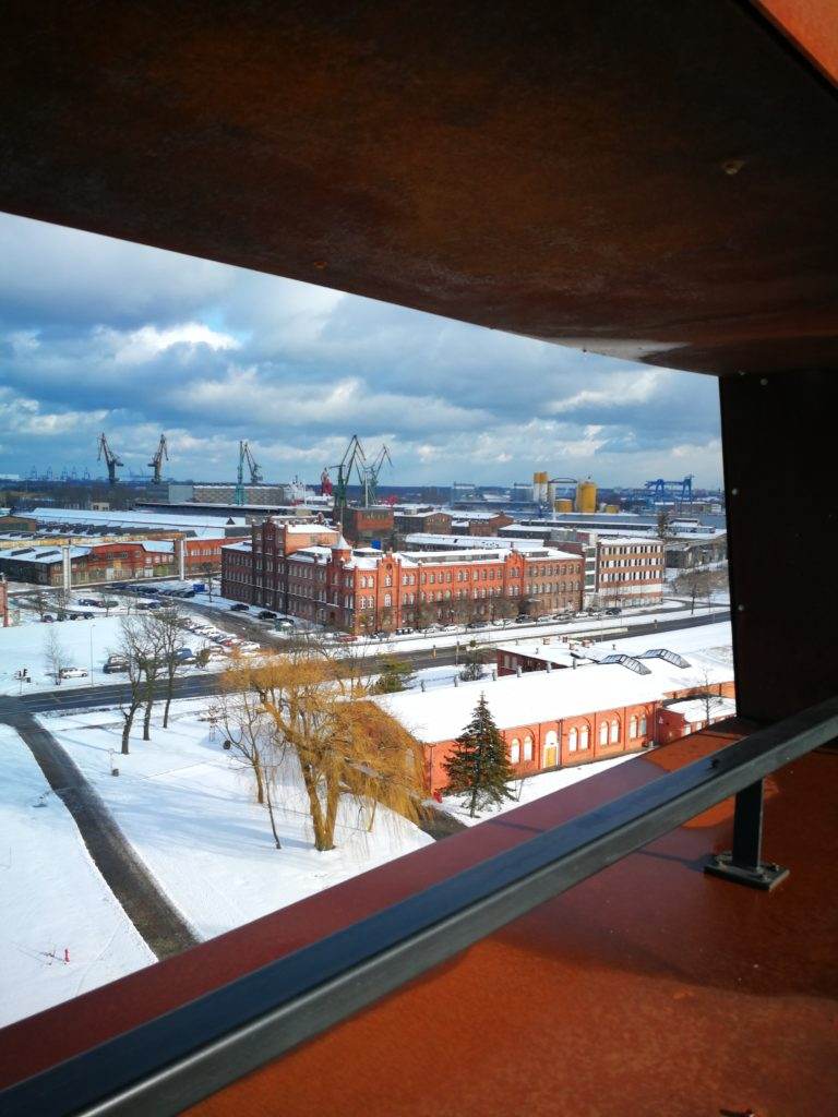 A view from the roof of the European Solidarity Center, Gdansk